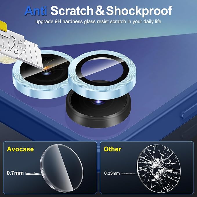 for Samsung Galaxy Z Flip 7 Camera Lens Protector, Individual Metal Ring
