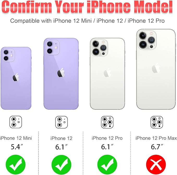 AGVEE 3+3 6 Pack Camera Lens Cover Protector