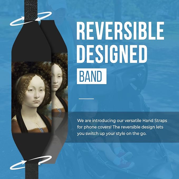 Customizable Universal Phone Grip Strap | Reversible Phone Hand Strap