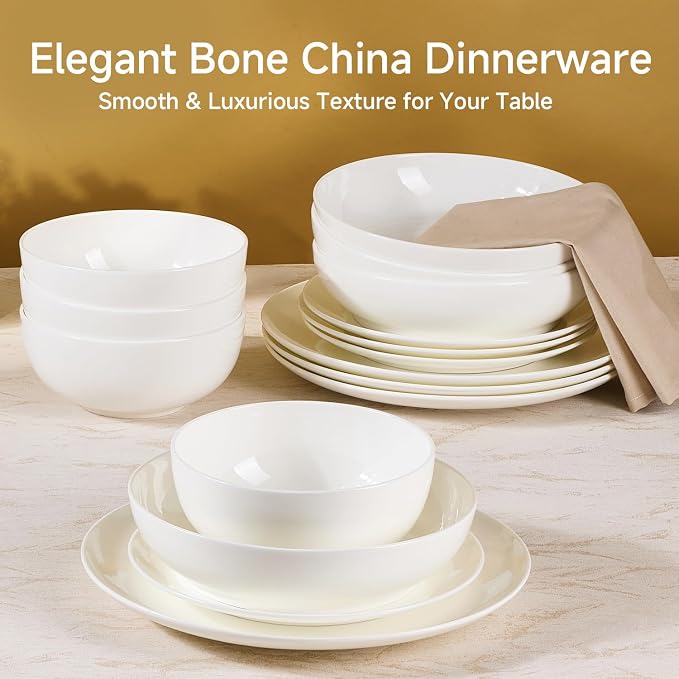 16-Piece Bone China Dinnerware Set