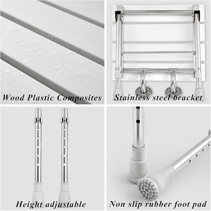 Folding Shower Seat Wall Mounted
