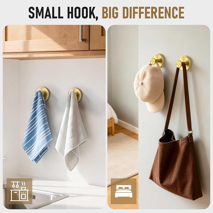 Suction Cup Hooks for Shower, Shower Hooks for Inside Shower, No Drill Bathroom