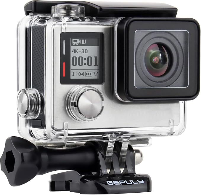 Waterproof Housing Case for GoPro Hero 4 Black, Hero 4 Silver, Hero 3+