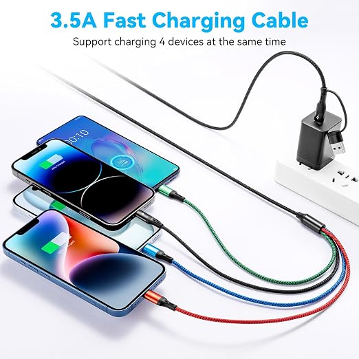 4 in 2 Multi Charging Cable 3.5A, Galaxy and More
