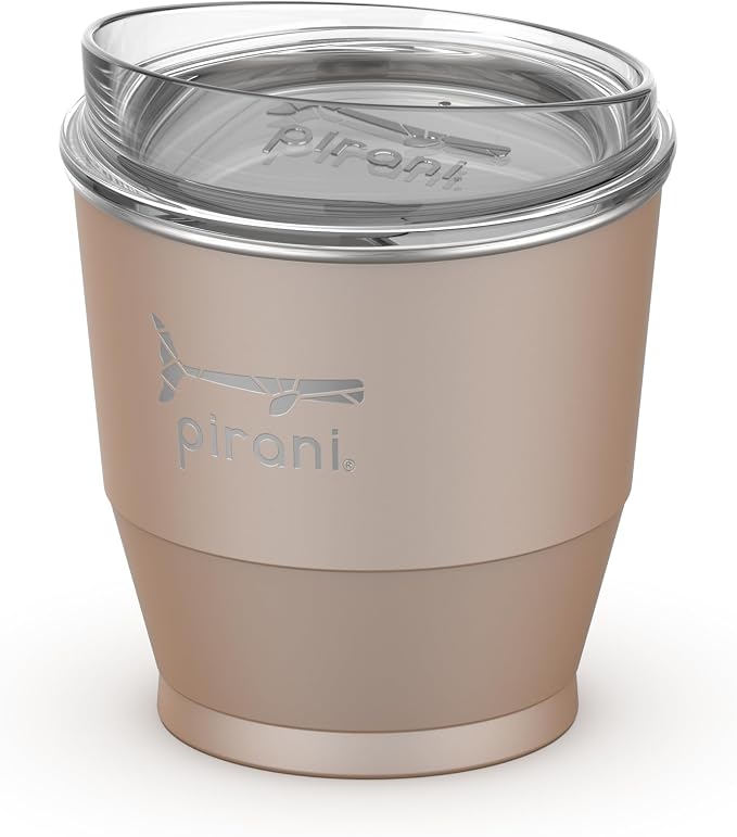 Pirani 10 oz. Insulated Stackable Wine and Whiskey Tumbler