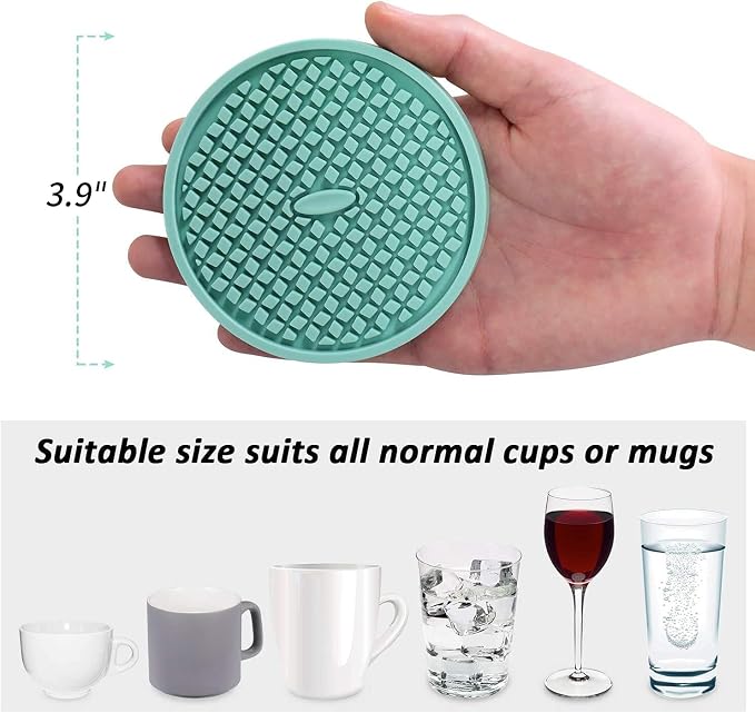 ME.FAN Silicone Coasters Thickened Drink Coasters