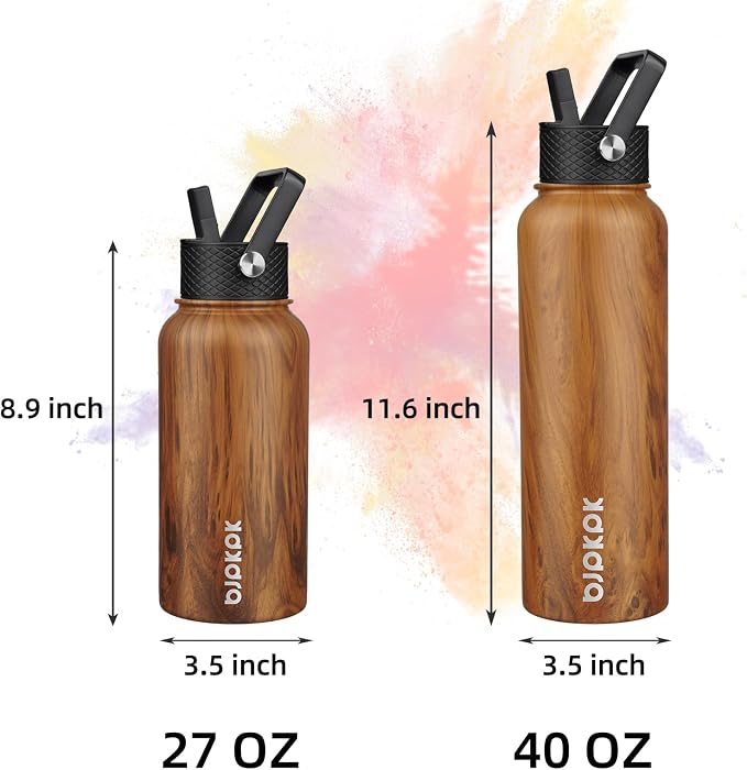 BJPKPK 40oz Insulated Water Bottle