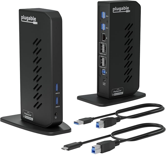 Plugable Dual DisplayPort & HDMI Docking Station