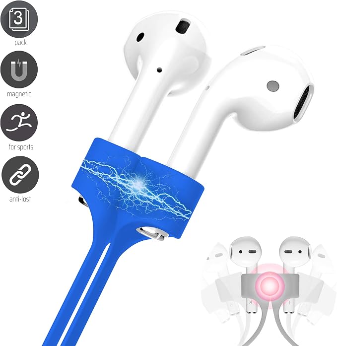 Ultra Strong Magnetic Airpod Pro Strap Anti-Lost Cord Sports Lanyard Compatible