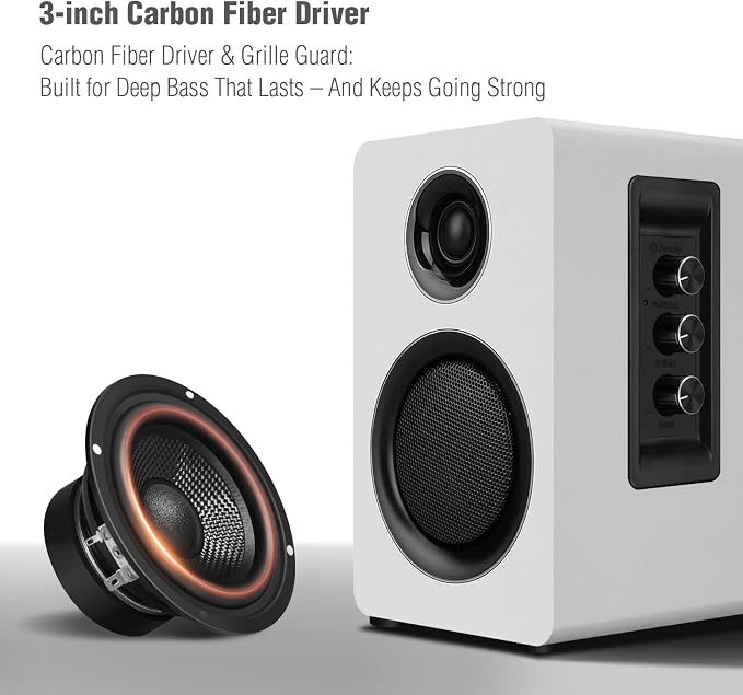 Computer Speakers for Desktop PC, Active Bookshelf Speaker