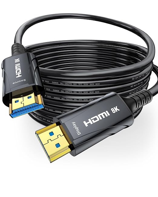 Fiber Optic HDMI Cable 65FT/20M Long