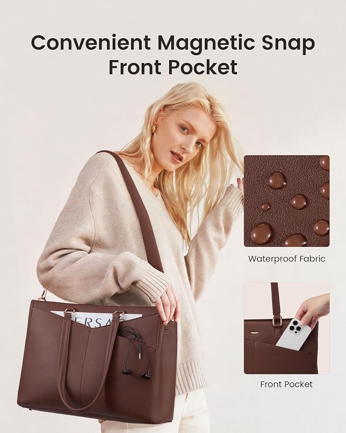 LOVEVOOK Lunch Tote Bag for Women, 3 in 1 Work Bag