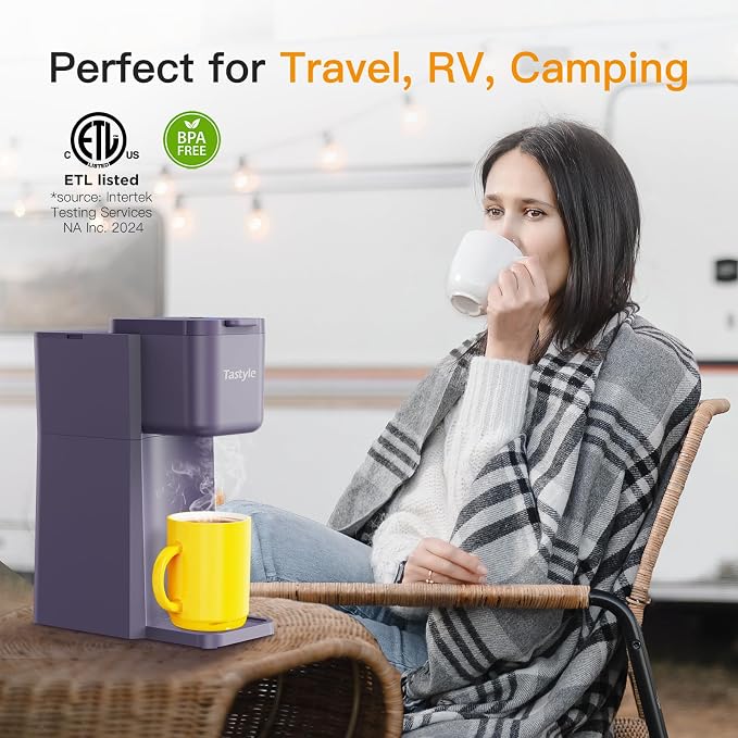 Tastyle Mini Single Serve Hot and Iced Coffee Maker