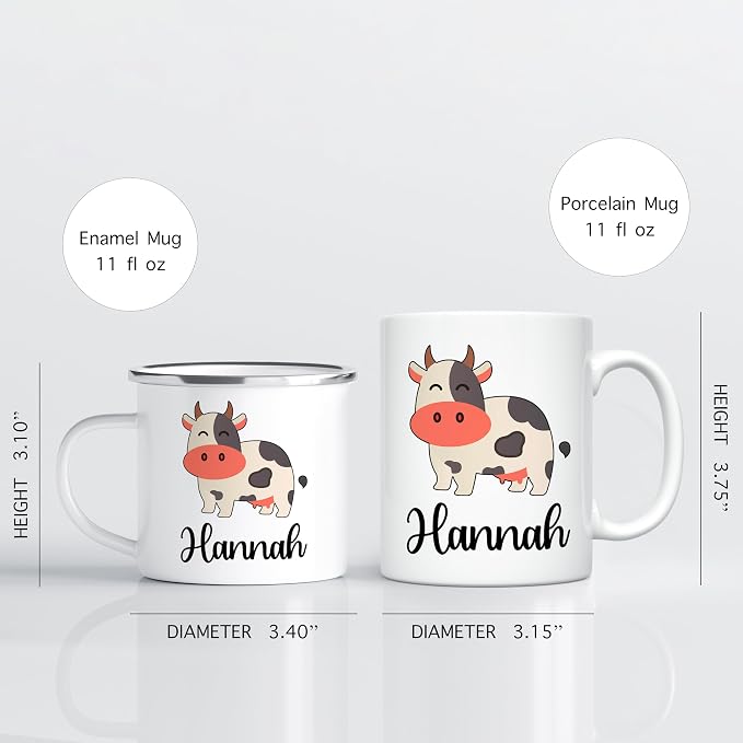 Personalized Mug for Kids, Girls | Customized Cocoa, Hot Chocolate, Coffee &