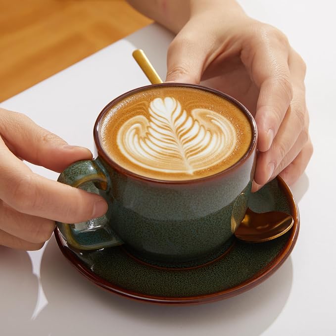 Pokini Stoneware Coffee Cups