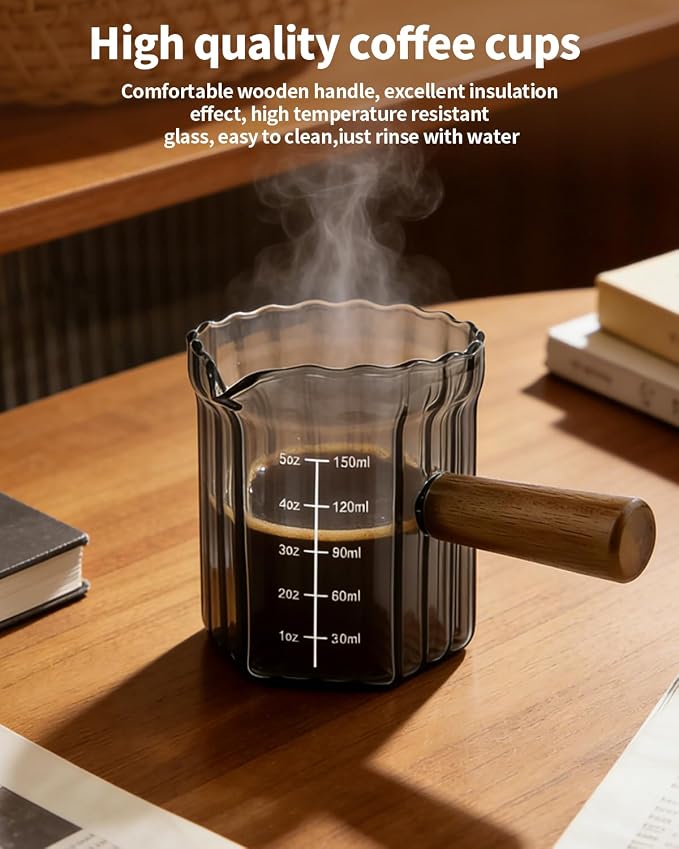 Espresso Measuring Cup 5 Oz, Espresso Glass Cups