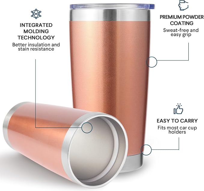 Volhoply 20oz Stainless Steel Tumbler