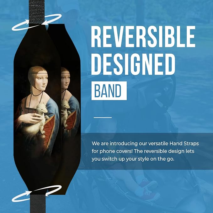 Customizable Universal Phone Grip Strap | Pack of 2 | Reversible Phone Hand