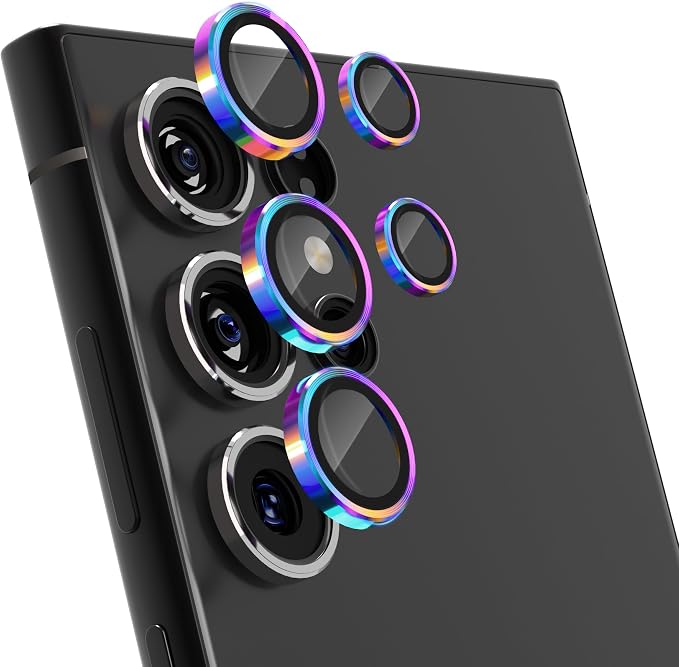 For Samsung Galaxy S25 Ultra Camera Lens Protector, Individual Lens Protector