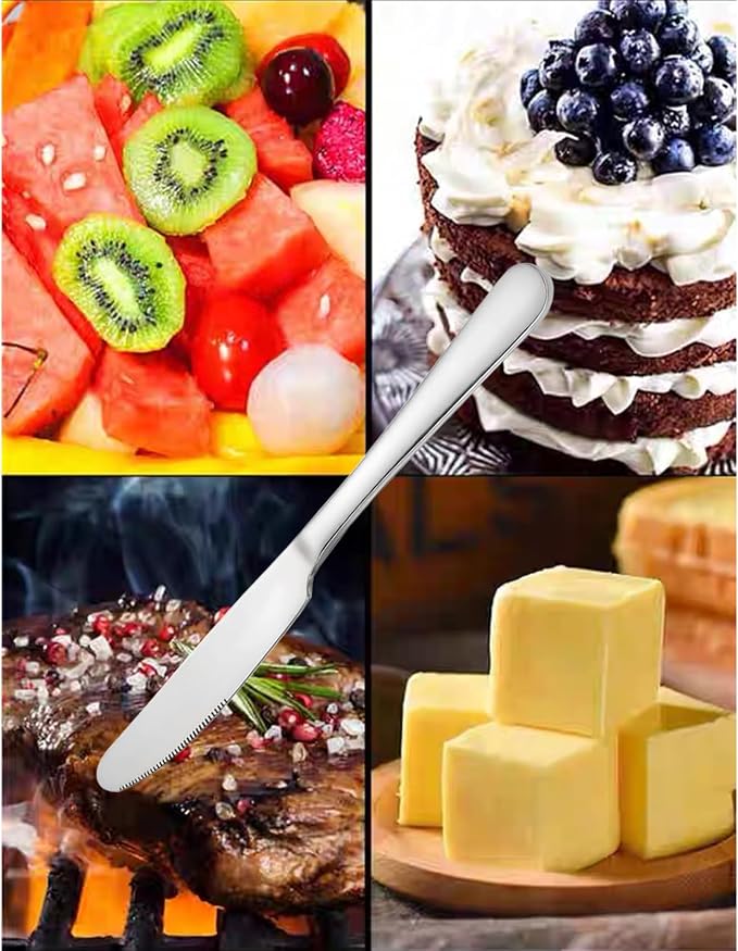 Stainless Steel Butter Knife, Dinner Knives, Spreader Table Knives, Suitable