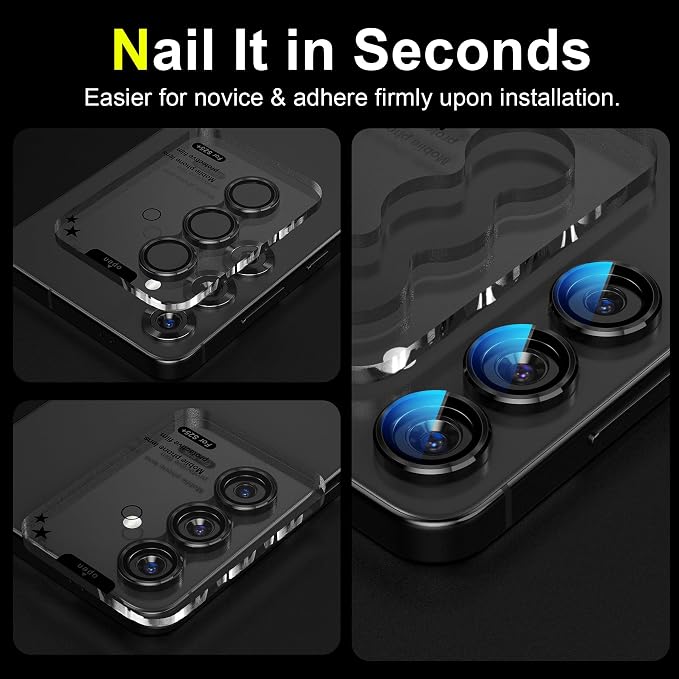 YWXTW Camera Lens Protector for Samsung Galaxy S25+ Plus Accessories 9H