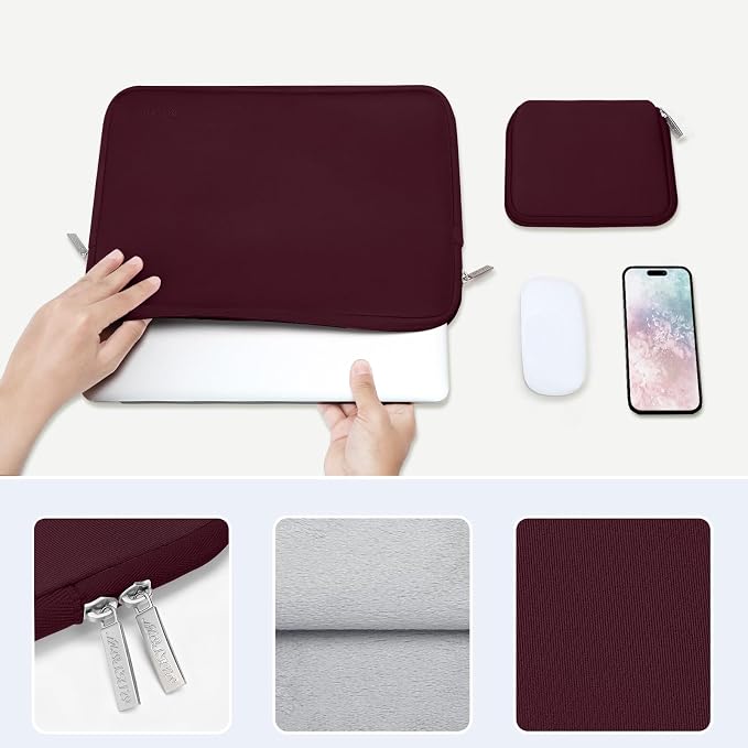 MOSISO Laptop Case 13.3 inch, 13-13.3 inch Laptop Sleeve Bag Compatible