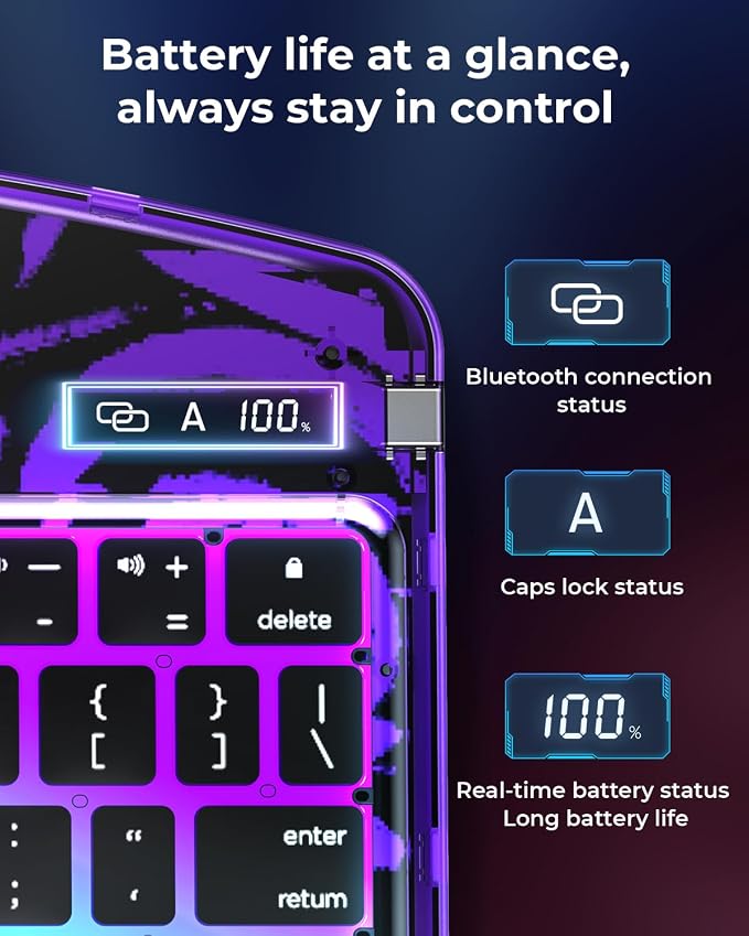 SIEBITU Clear Wireless Keyboard Case