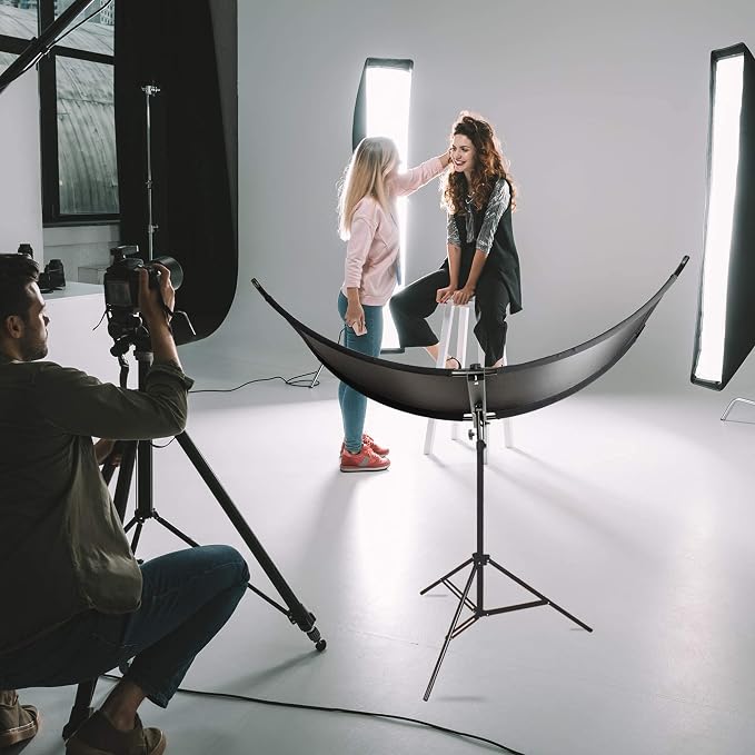 FUDESY Clamshell Light Reflector/Diffuser, Carry Bag