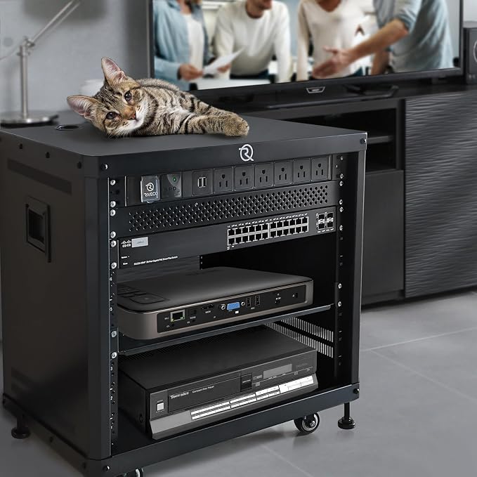 RIVECO POMU 22U Stereo & Server Rack