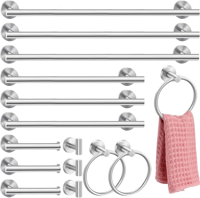 15 Piece Bathroom Hardware Set