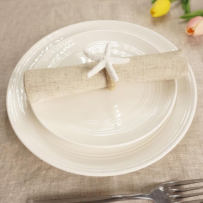 Starfish Napkin Rings Set of 12, Dinner Party, Theme Party, Coastal Table Decor