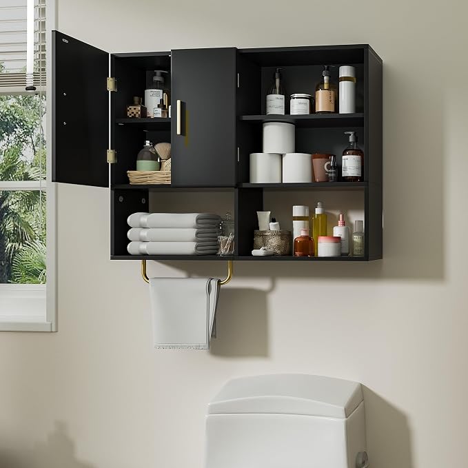 Bathroom Wall Cabinet Wood Large Wall Mounted Medicine Cabinet