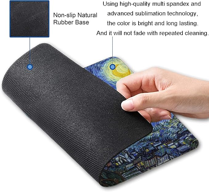 Mouse Pad, Premium-Textured Mouse Mat, Non-Slip Rubber Base Mousepad