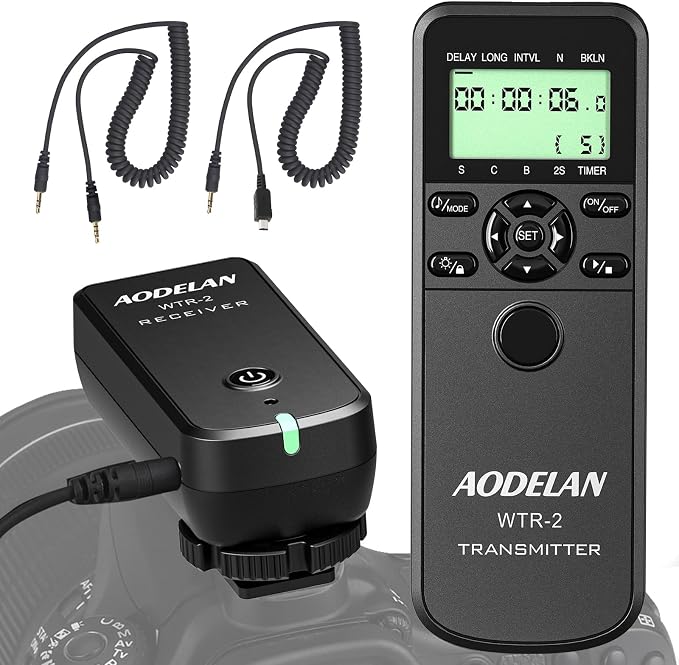 Wireless Shutter Release Timer Controller and Intervalometer