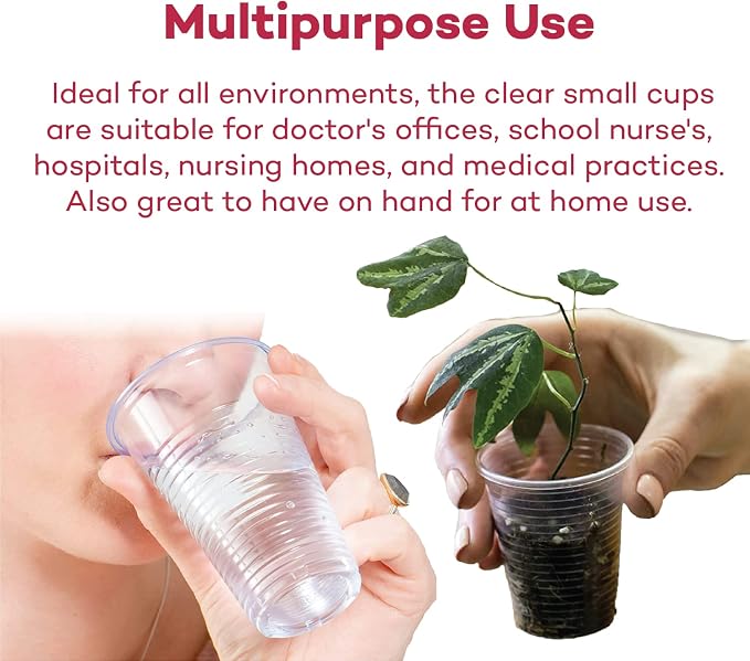 Dealmed Disposable Plastic Cups