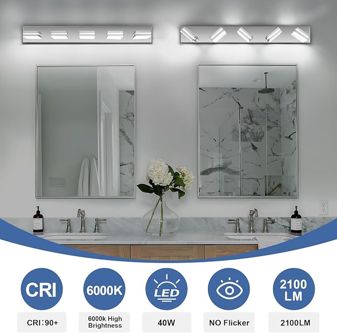 Modern LED Bathroom Lights Fixtures