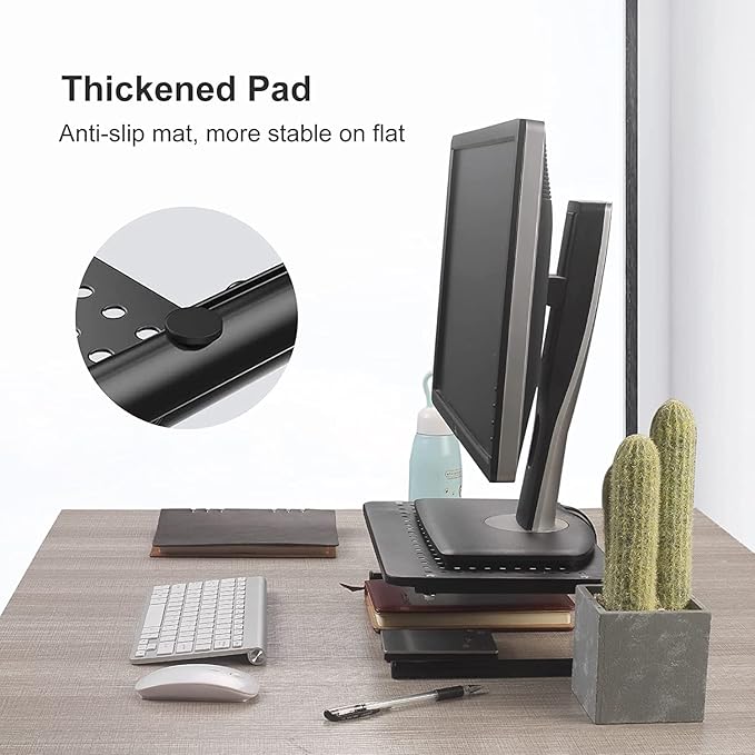 suptek Monitor Stand Riser for Computer, Notebook and All Flat Screen Display