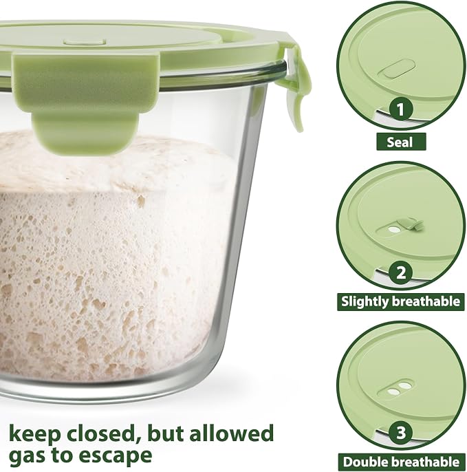 3Cup/23oz Glass Meal Prep Containers