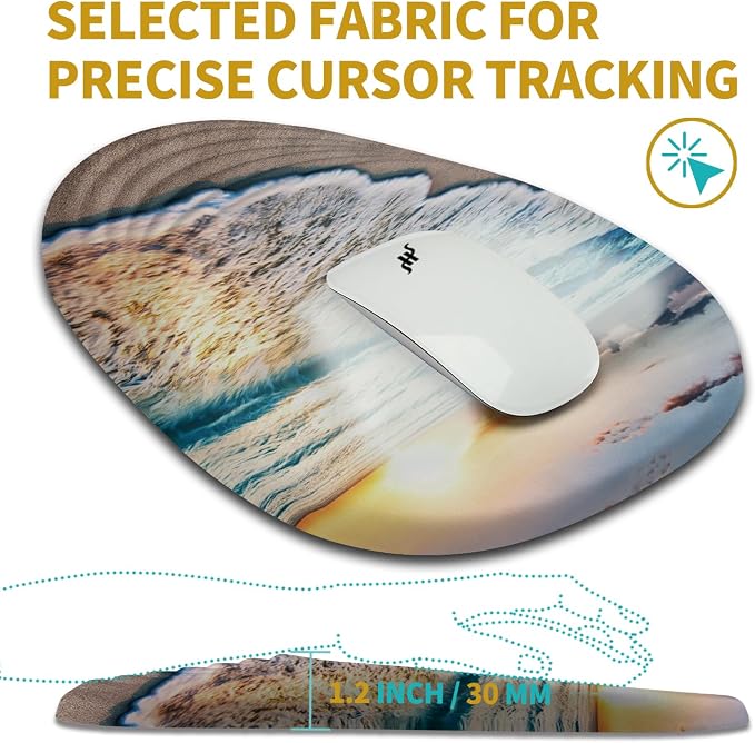Hokafenle Ergonomic Mouse Pad Wrist Support
