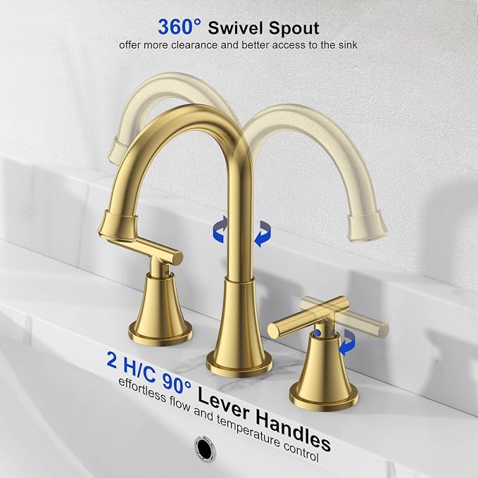 Bathroom Faucets for Sink 3 Hole