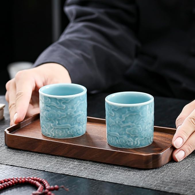 Ceramic Espresso Cups Set of 2 or 4-3oz Demitasse Cups