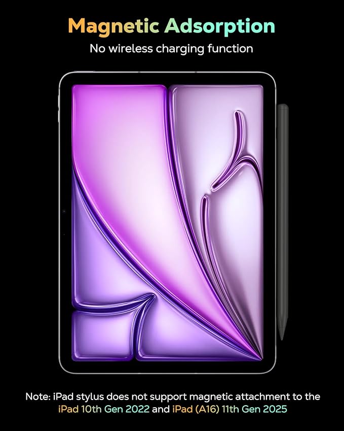 MoKo Pencil for iPad 11th 10th Gen, Stylus Pen for 2018-2025 Apple iPad