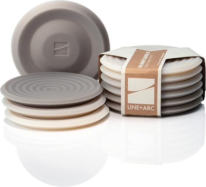 LINE+ARC Silicone Coasters feat. in NYT WireCutter | Waterproof, anti-stain