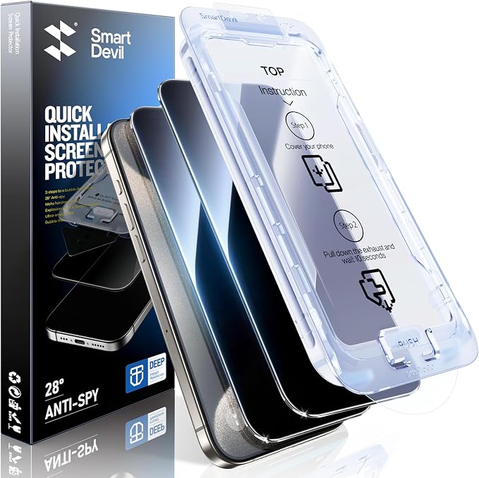 SMARTDEVIL 2PACK Privacy Screen Protector