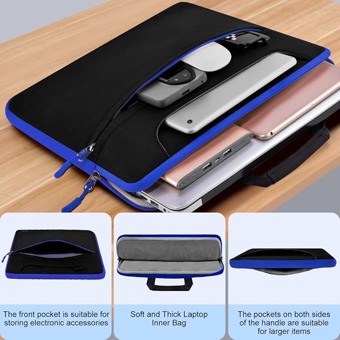 Universal Laptop Shoulder Bag 13-17.3 Inch Shockproof Briefcase
