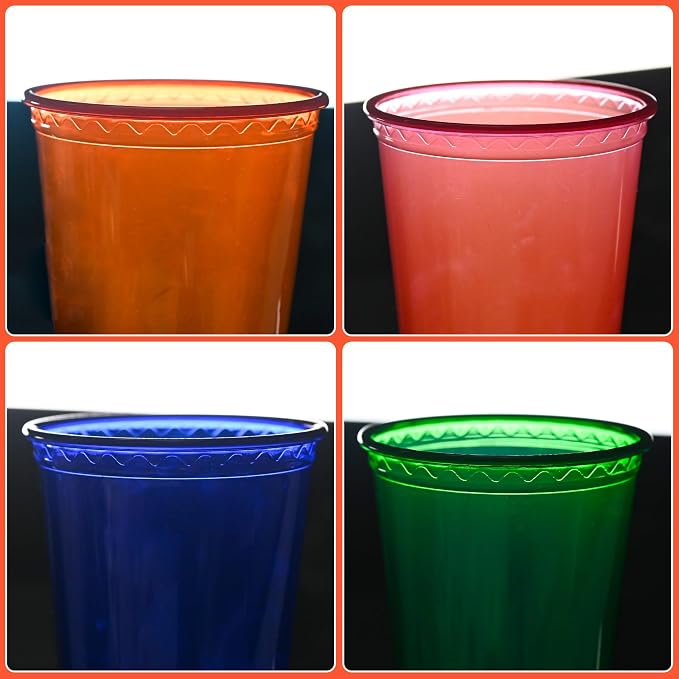 L LIKED 40 Pack 12oz Kids Cups, Spill Proof Party Cups