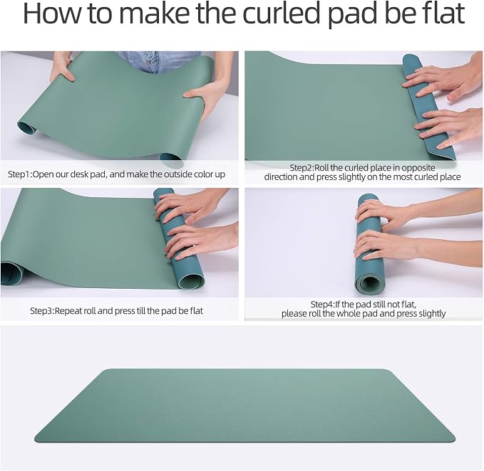 YSAGi Desk Pad, Desk Mat, 31.5" x 15.7" Dual-Sided Laptop Desk Pad Protector