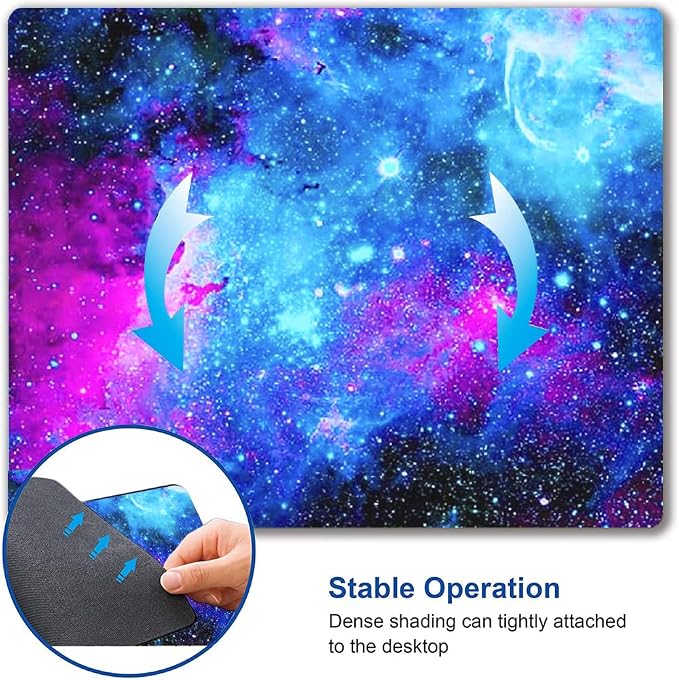 Mouse Pad, Square Anti-Slip Rubber Mousepad