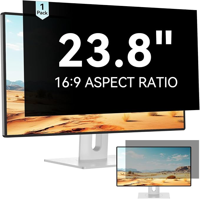 23.8 Inch Computer Privacy Screen Filter