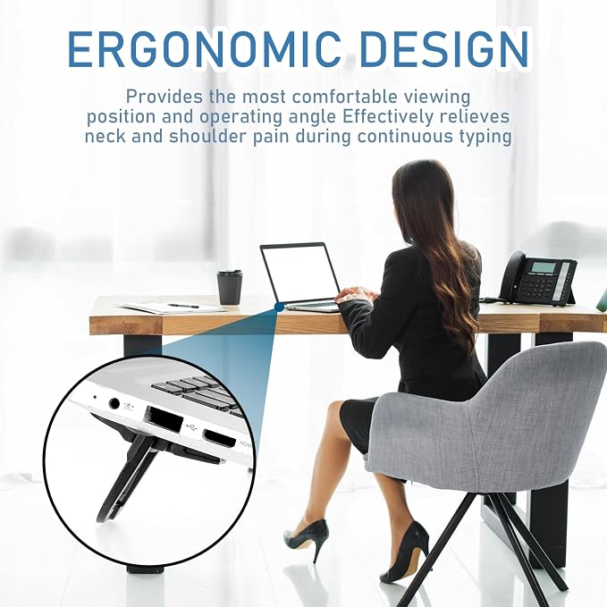 Bewudy 2 Pcs Portable Keyboard Stand, Dual Tilt Angle Adjustment, Foldable
